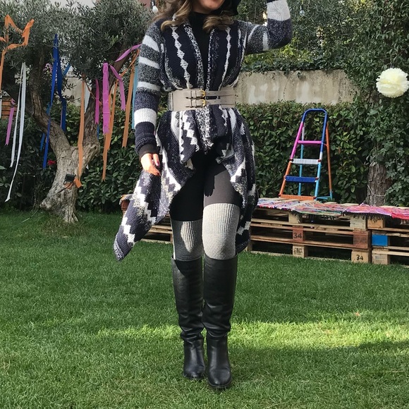 🇮🇹 Italian Tall Leather Boots 36 - Picture 12 of 13